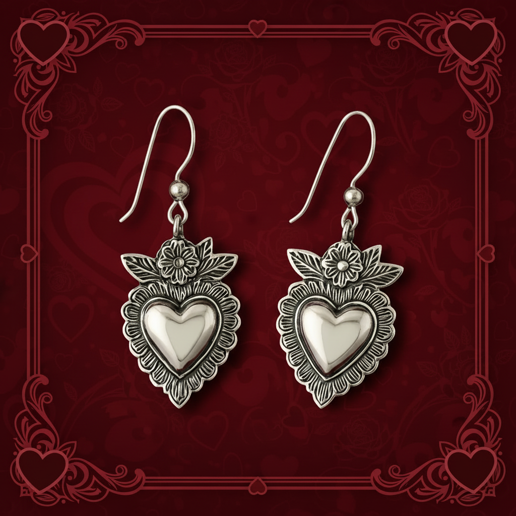 Sacred Heart Earings