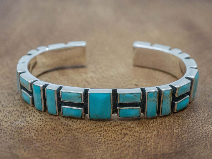 Turquoise Mosaic Cuff