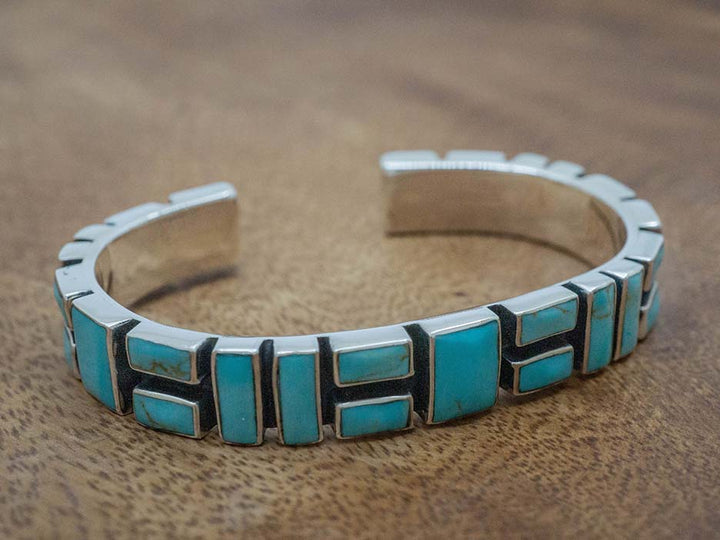 Turquoise Mosaic Cuff