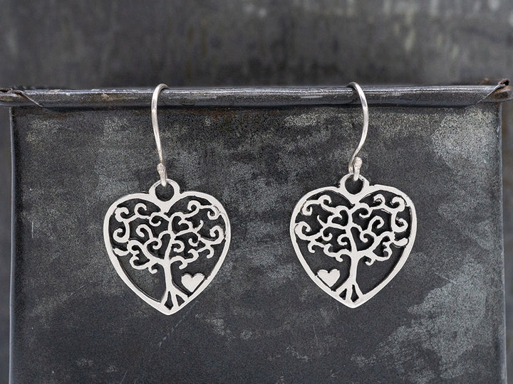 Filigree Tree of Life Earring