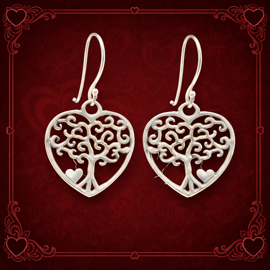 Filigree Tree of Life Earring