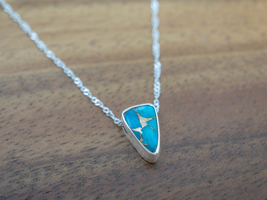 Triangular Turquoise Necklace