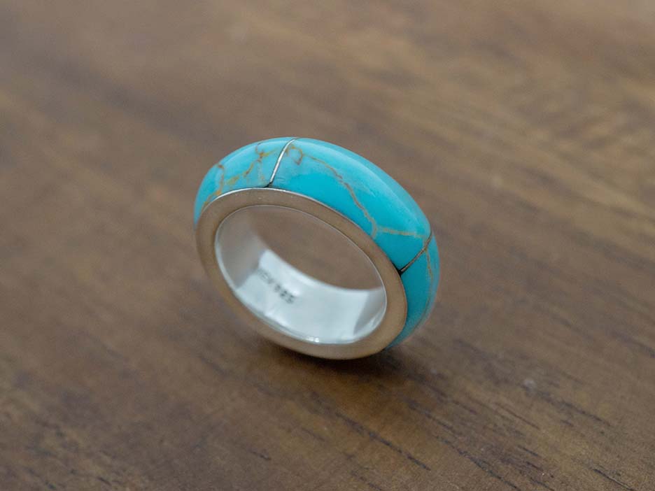 Turquoise  Inlay Ring