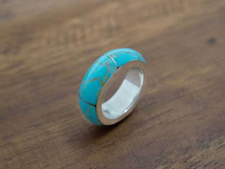 Turquoise  Inlay Ring